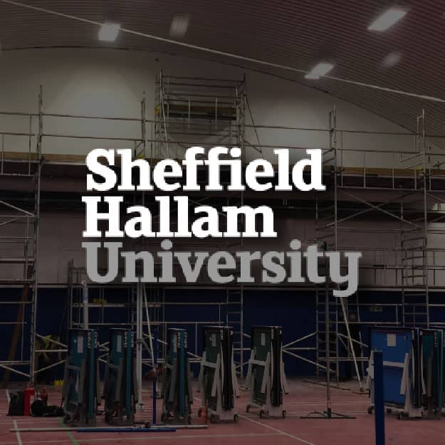 We have overseen projects for Sheffield Hallam University