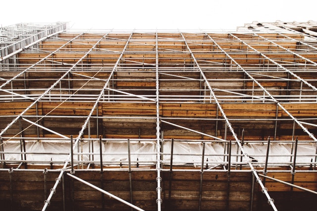 Scaffold Boards on site