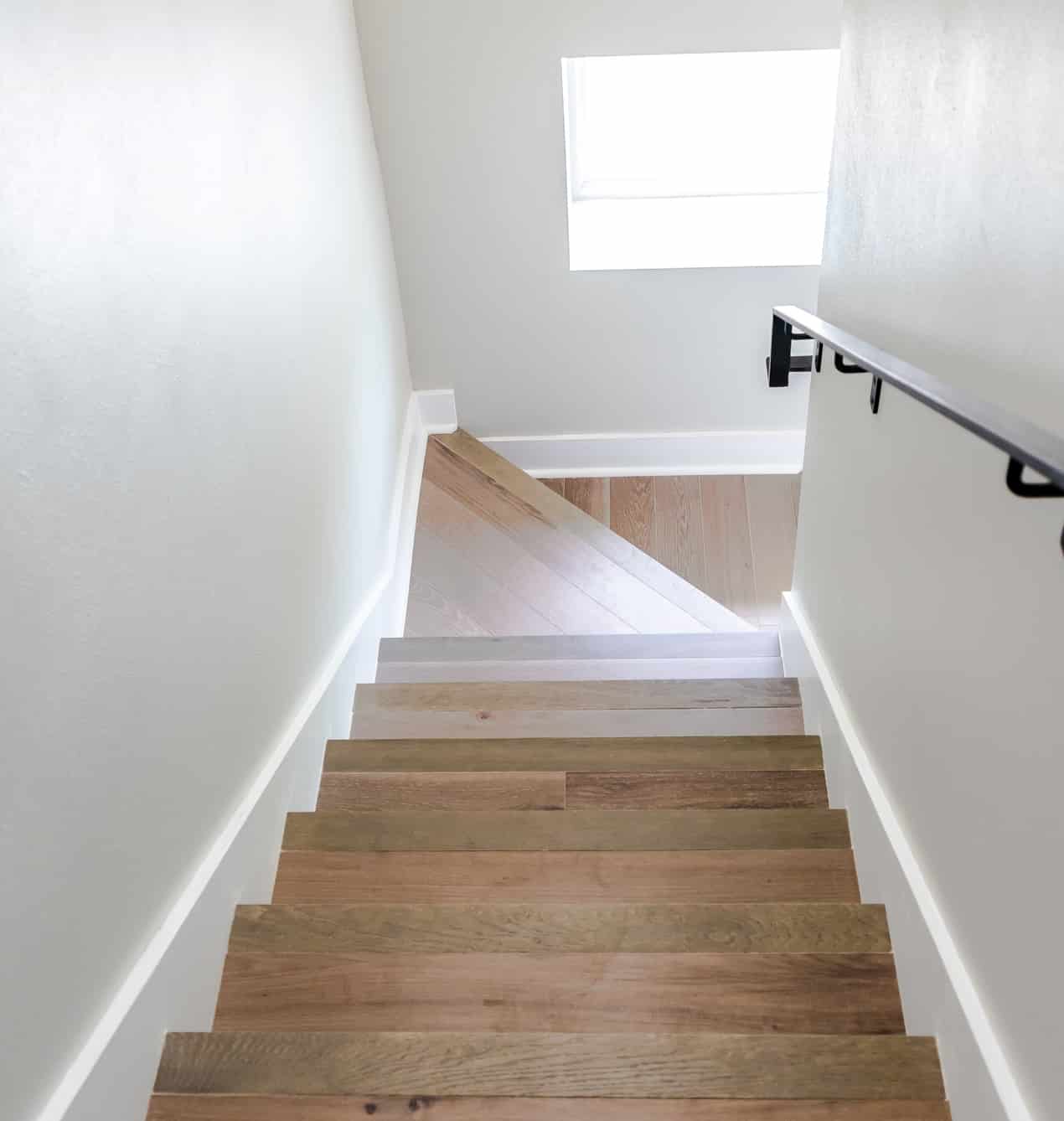 Interior staircase ready for painting or decorating